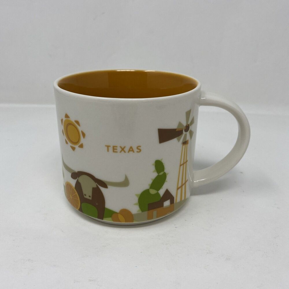 Starbucks TEXAS 2015 You Are Here Collection 14 Oz Coffee Mug